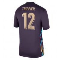 Camiseta Inglaterra Kieran Trippier #12 Visitante Equipación Eurocopa 2024 manga corta